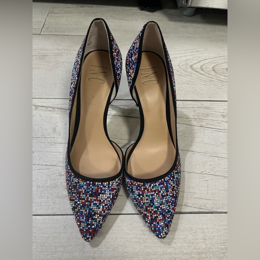 INC Rhinestone Heels